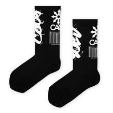 Load image into Gallery viewer, CAOS LIPSTICK DRIP LOGO BLACK SOX