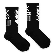 Load image into Gallery viewer, CAOS LIPSTICK DRIP LOGO BLACK SOX
