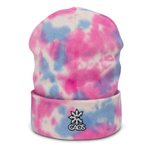 Load image into Gallery viewer, 'CAOS Logo' Tie-dye beanie