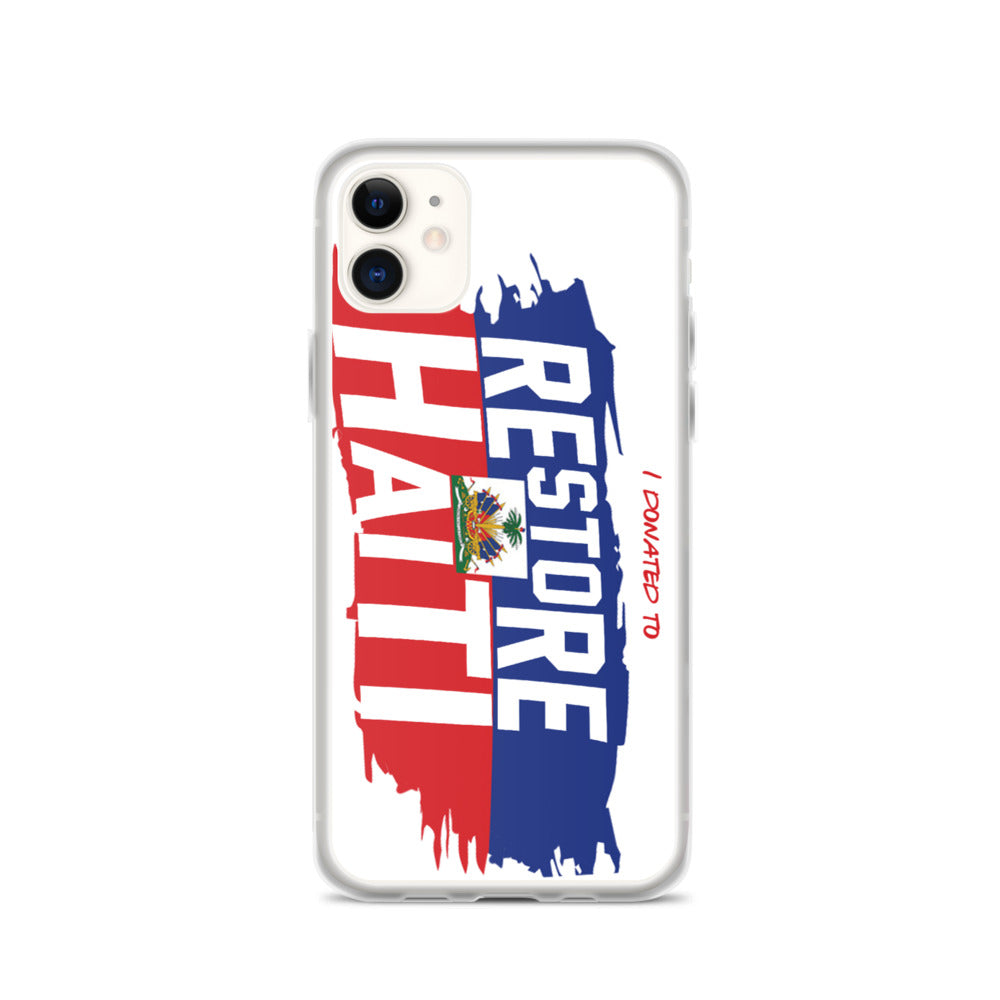 'RESTORE HAITI' iPhone Case