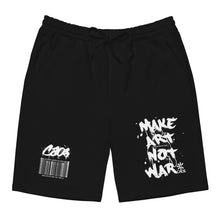 Load image into Gallery viewer, CAOS MANW STAPLE BLACK Men&#39;s fleece shorts
