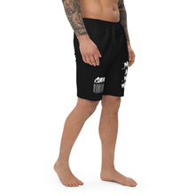 Load image into Gallery viewer, CAOS MANW STAPLE BLACK Men&#39;s fleece shorts
